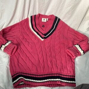 Banana Republic Over-sized Heavy Cotton Athletic Sweater (xs)